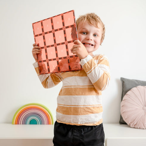 CONNETIX - 2 Piece Lemon & Peach Base Plate Pack